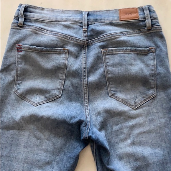 BDG High-Rise Twig Ankle Patched Jeans - Picture 3 of 6